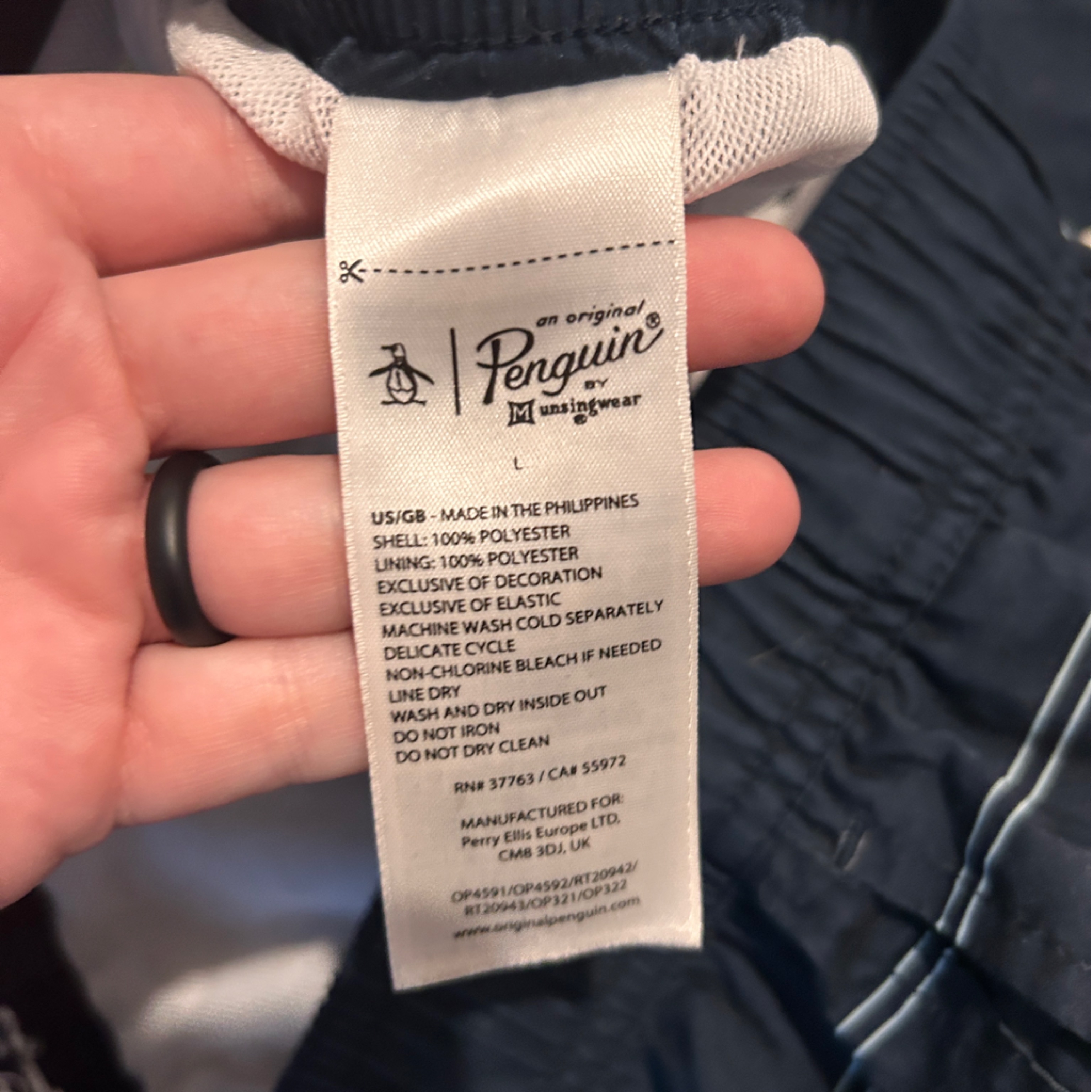 Original Penguin Swim Trunks Men’s Large — image 6 of 6